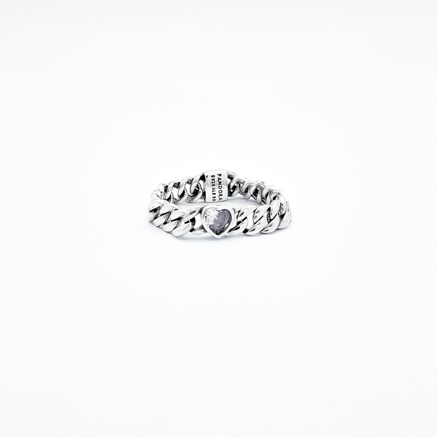 Anillo Cadena Corazon