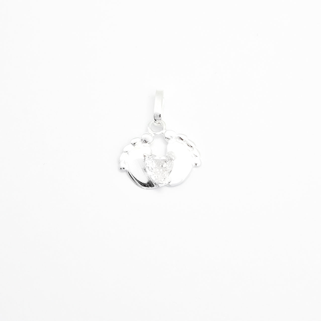 Dije Pies Zirconia Blanco