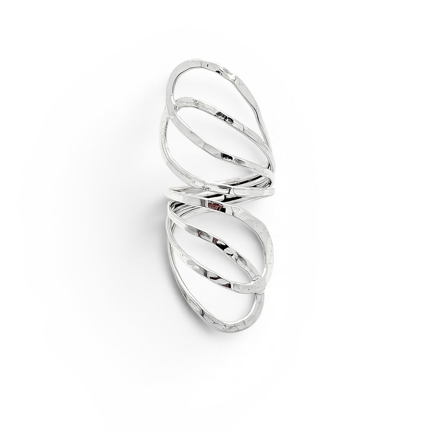 Anillo Largo Martillado