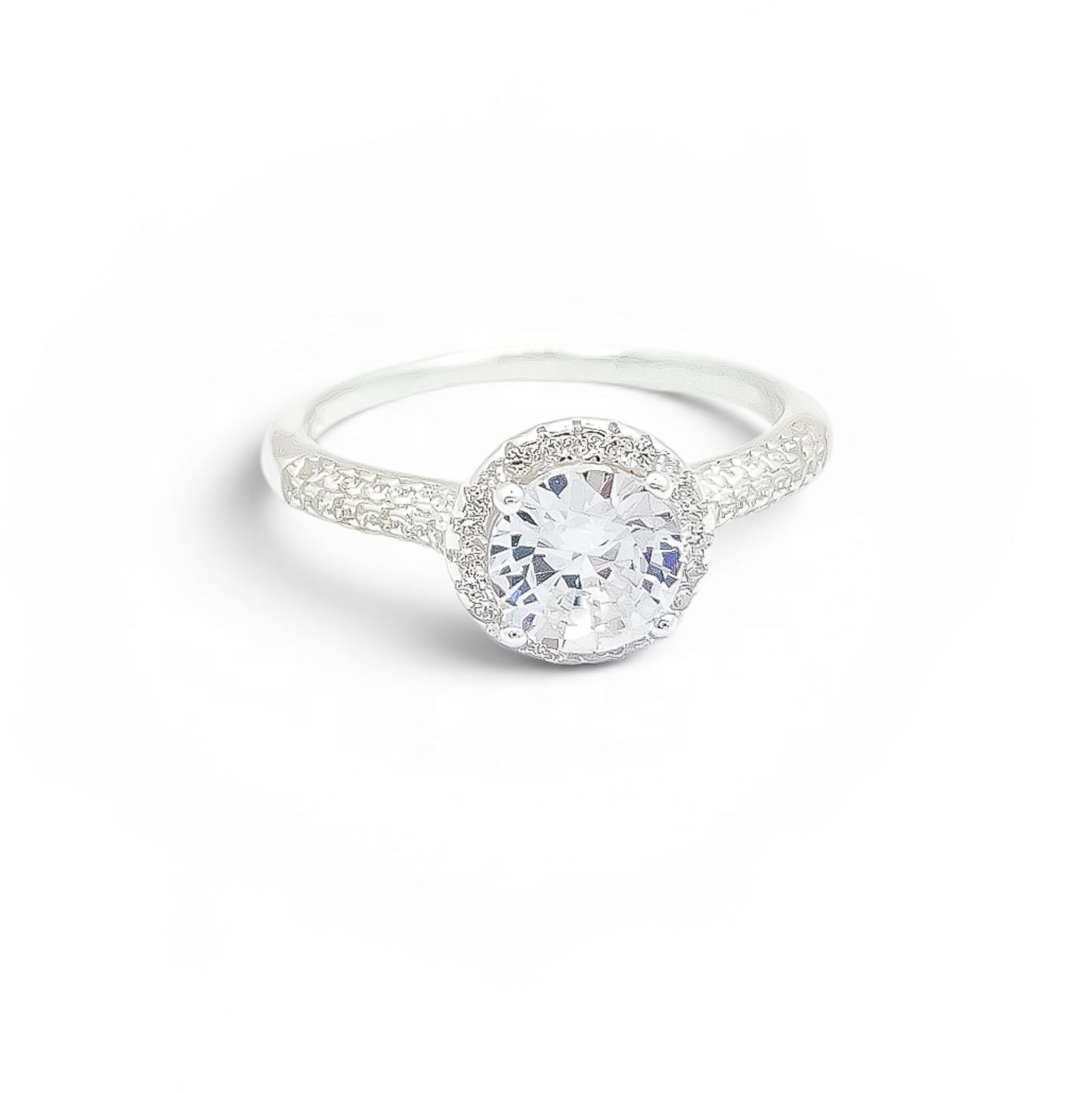 Anillo Zirconia Blanca