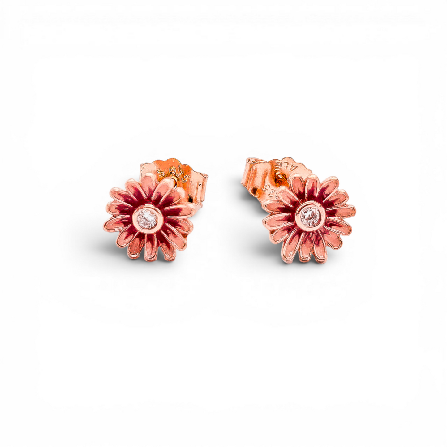 Arete Flor Rosa