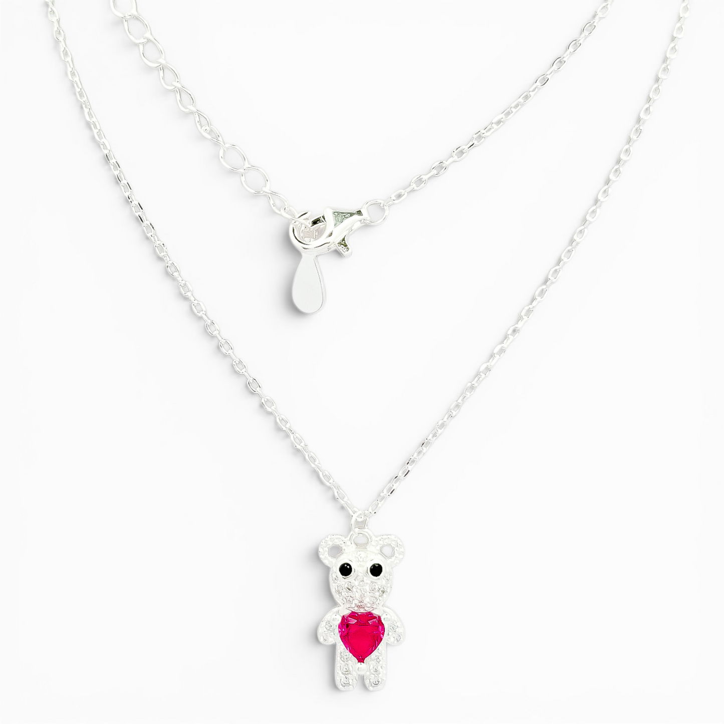 Collar Osito Rojo