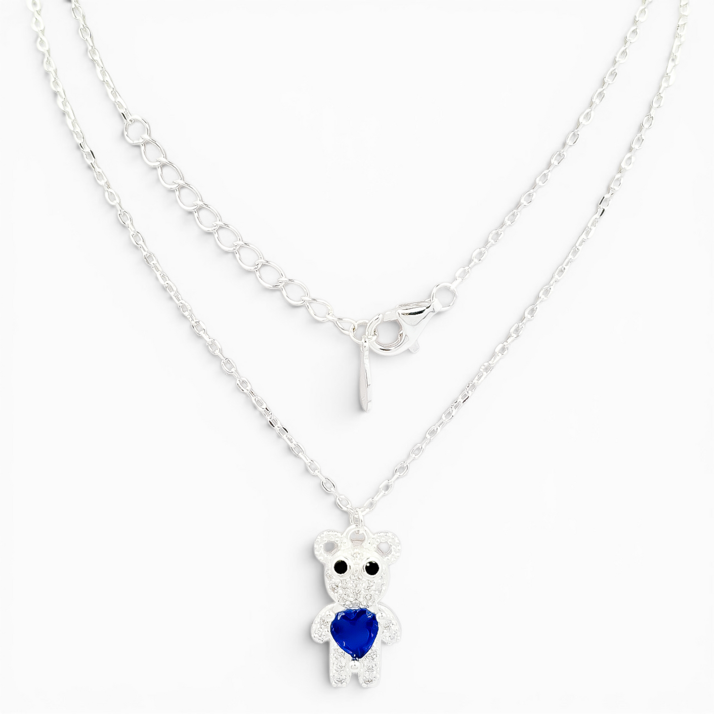 Collar Osito Azul
