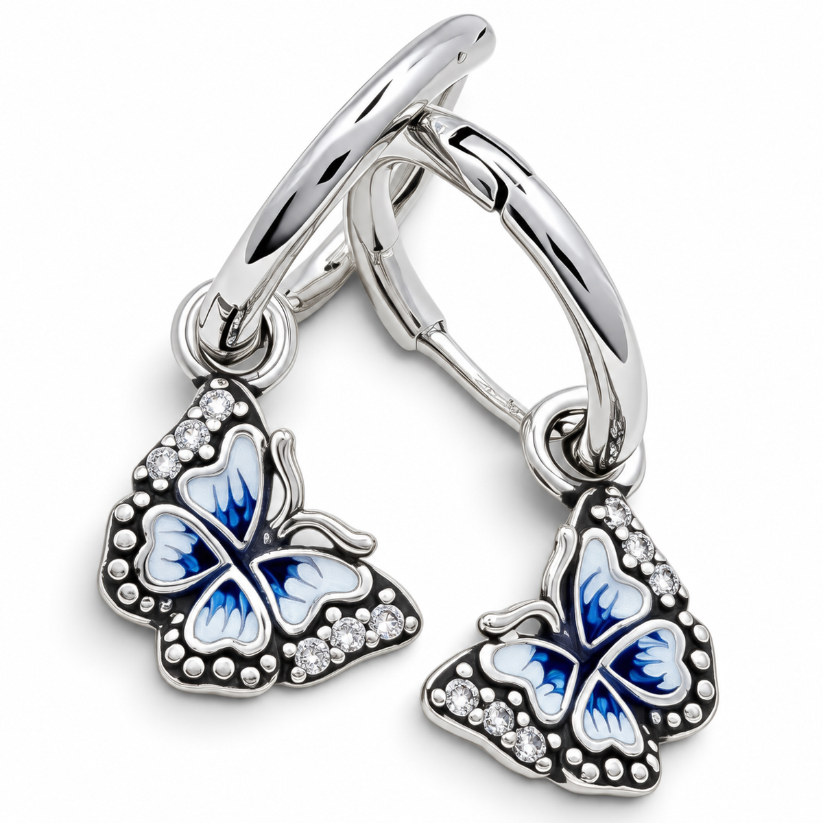 Hugguie Mariposa Pan Plata Ley 925