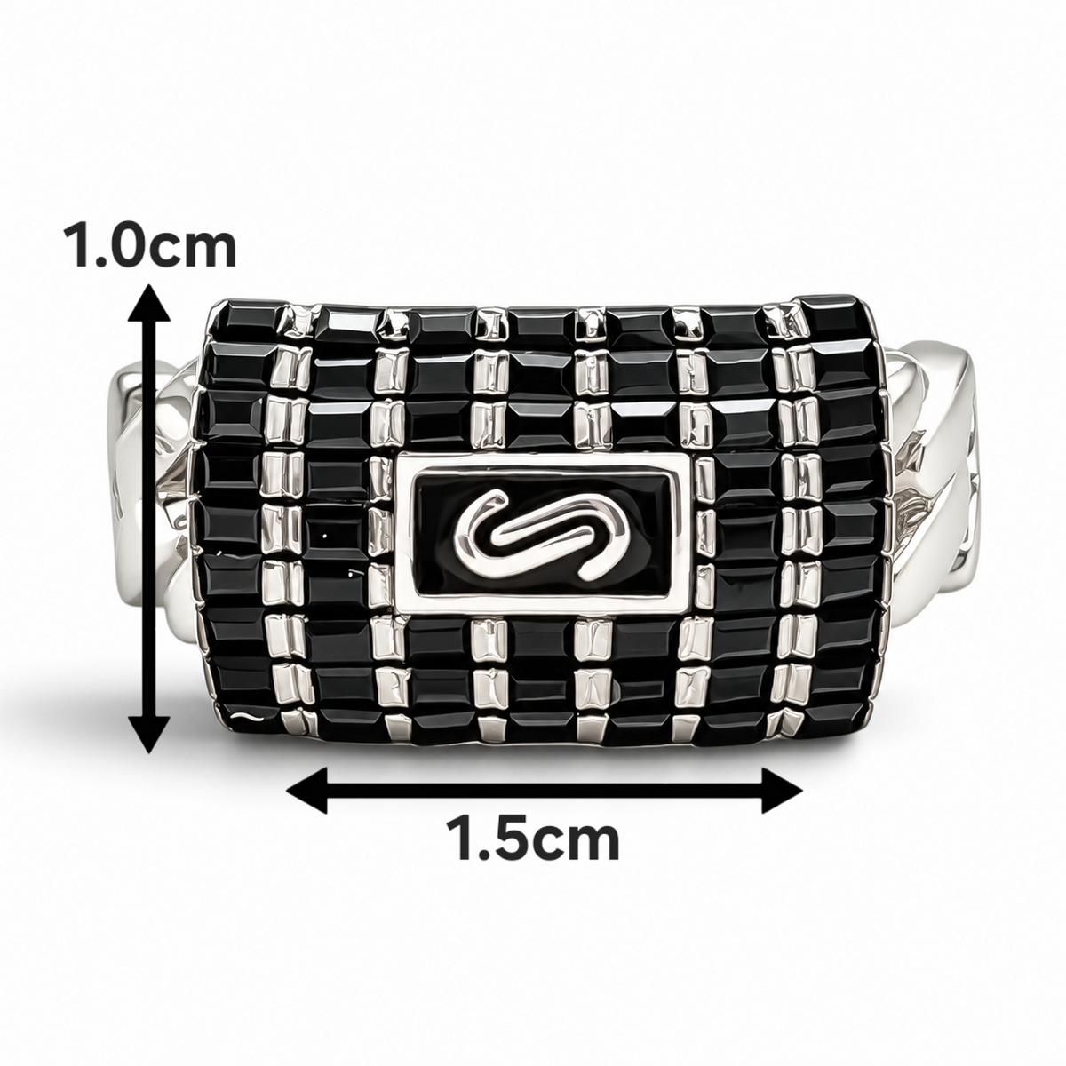 Anillo Mona Cadena Plata Ley 925