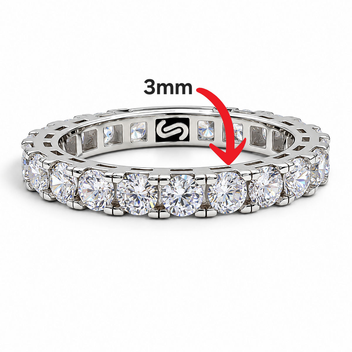 Anillo Zirconia Mona Plata Ley 925