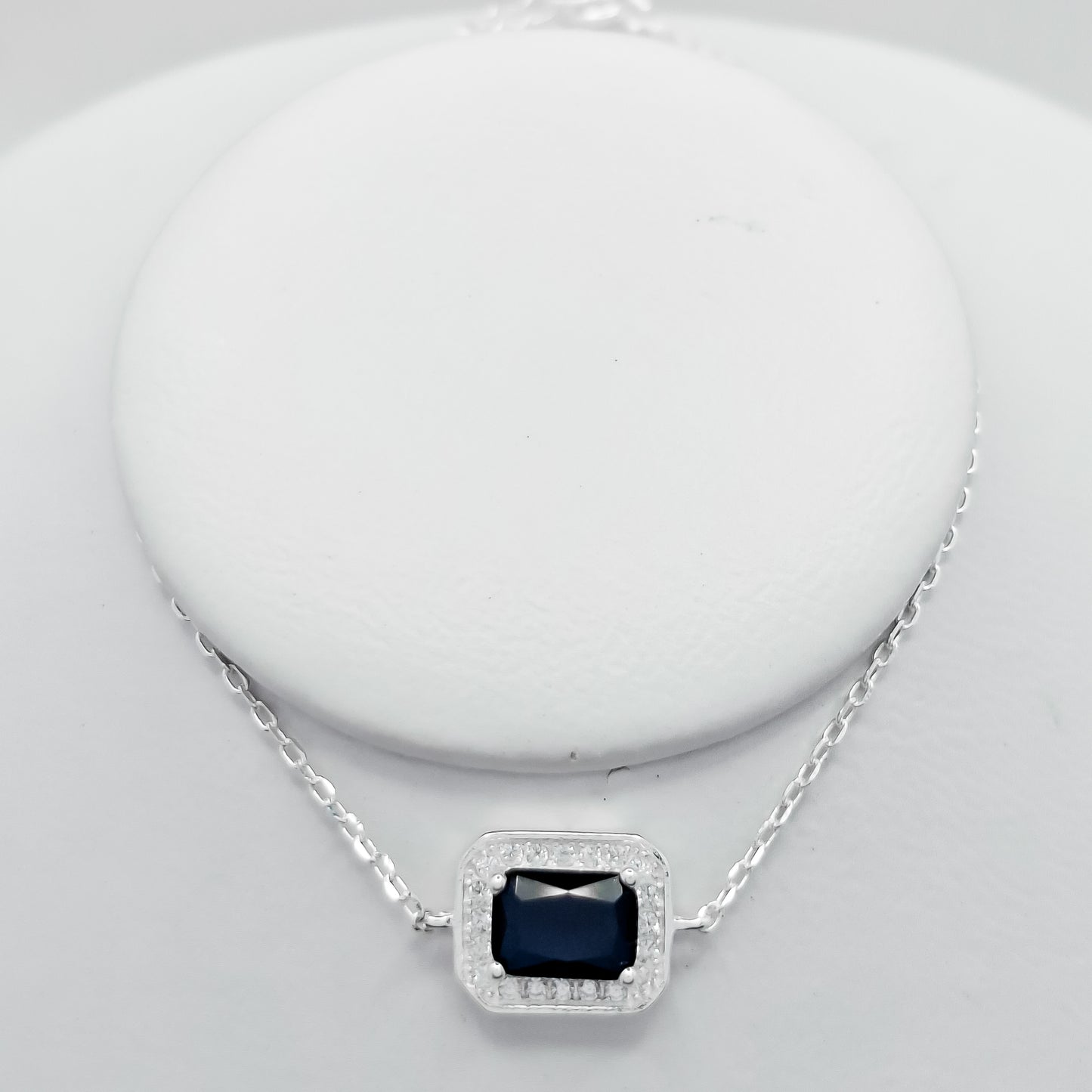 Pulsera Zirconia Grande Azul