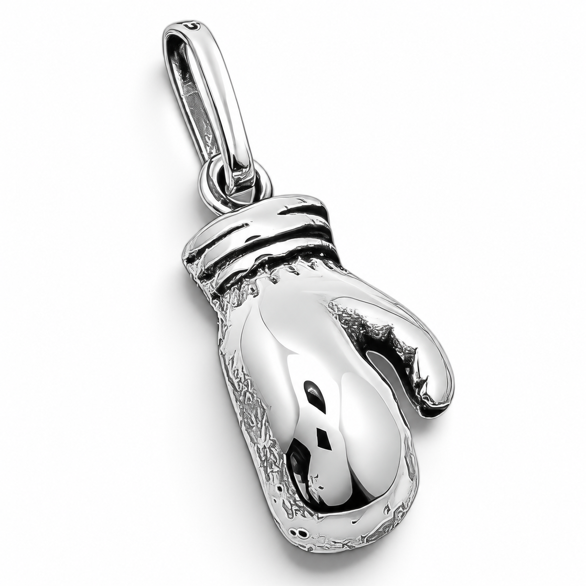 Dije Guante de Box Plata Ley 925