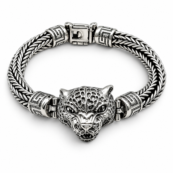 Pulso Jaguar 7mm Plata Ley 925