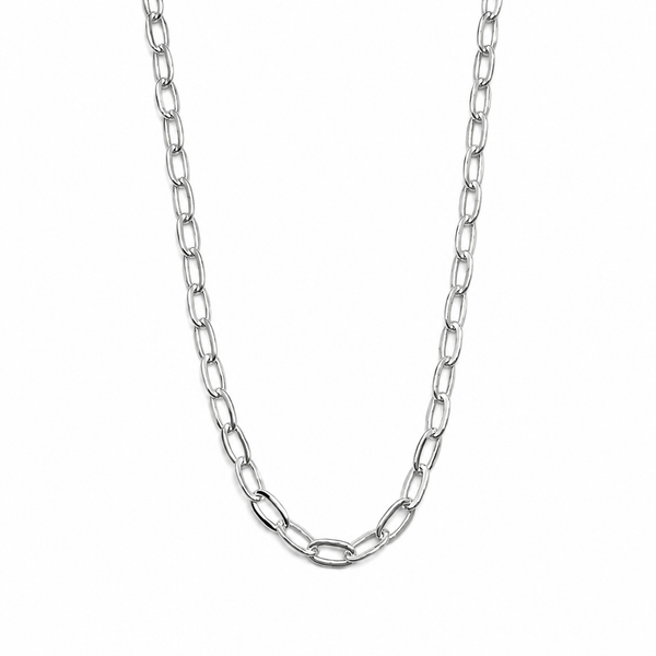 Cadena Tipo Clip 2mm Plata Ley 925