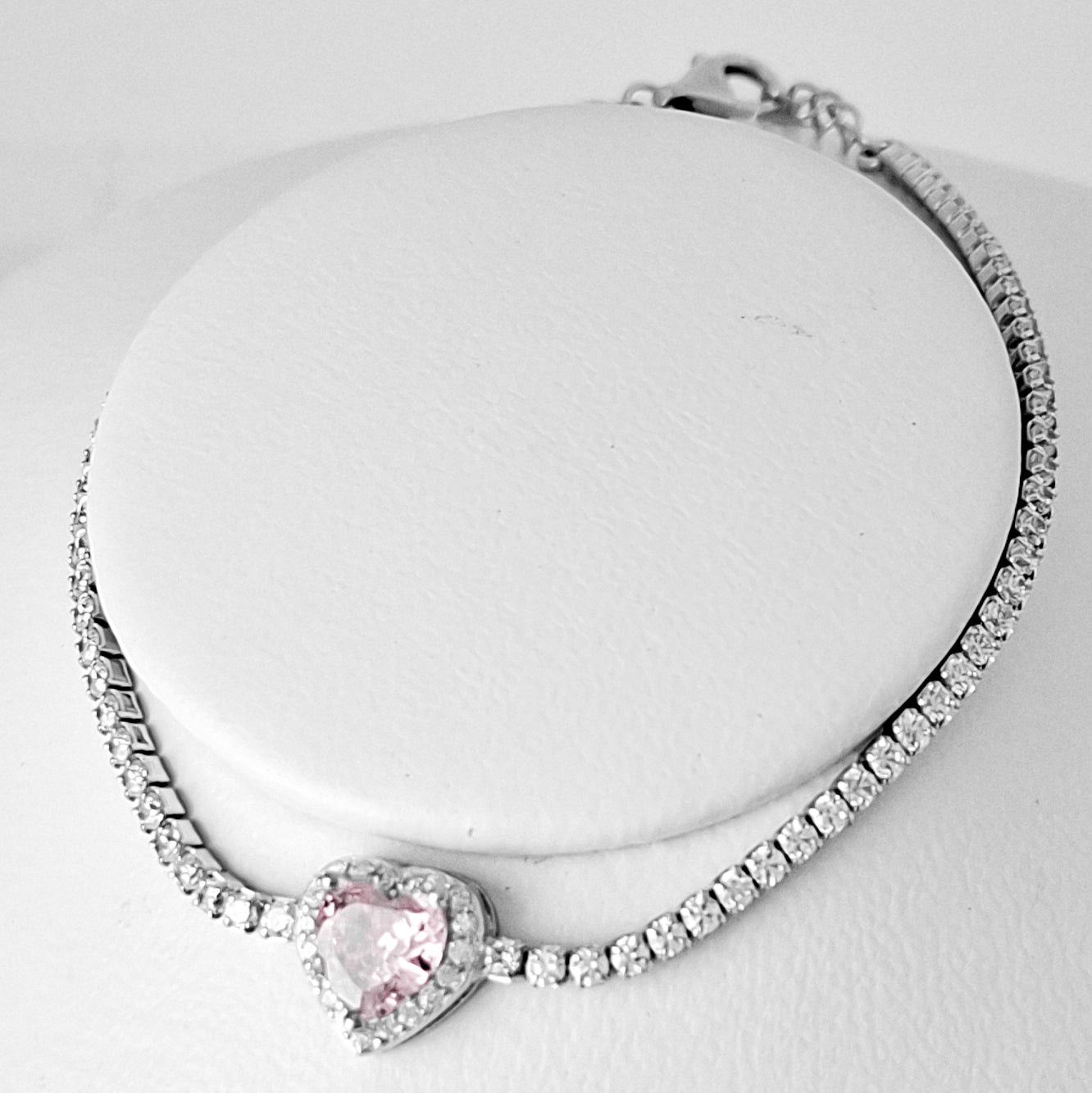 Pulsera Corazon Zirconia