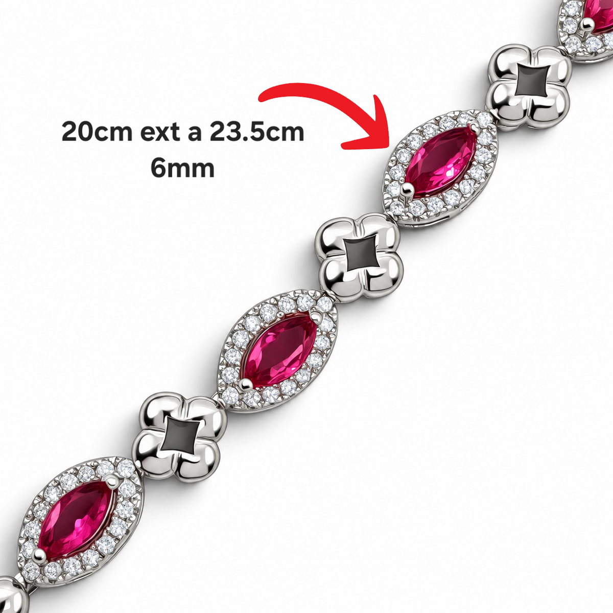 Pulsera Semilla Fiusha Plata Ley 925