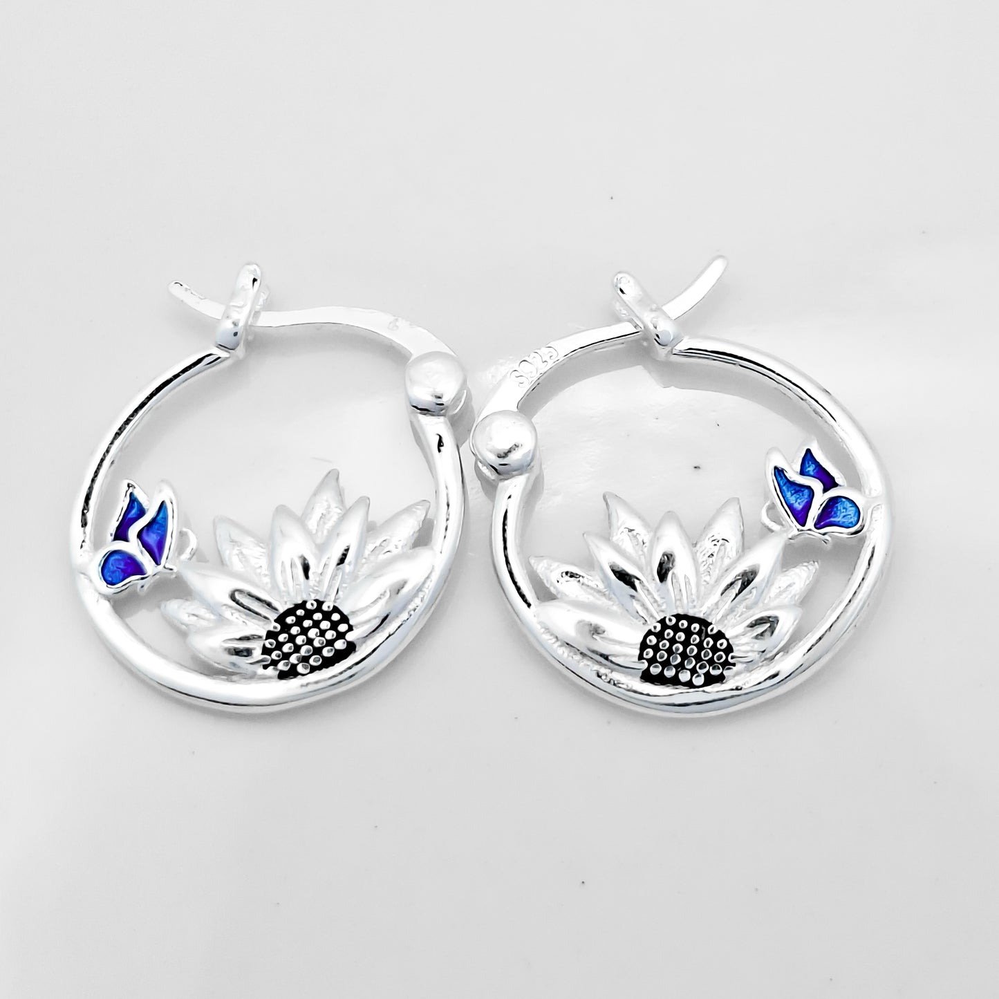 Arracada Girasol Mariposa