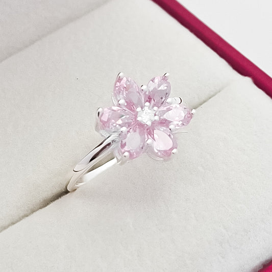 Anillo Flor Rosa