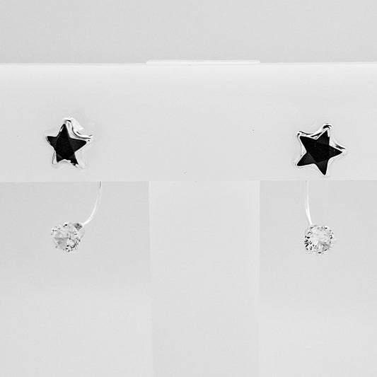 Arete Curvo Estrella Negro