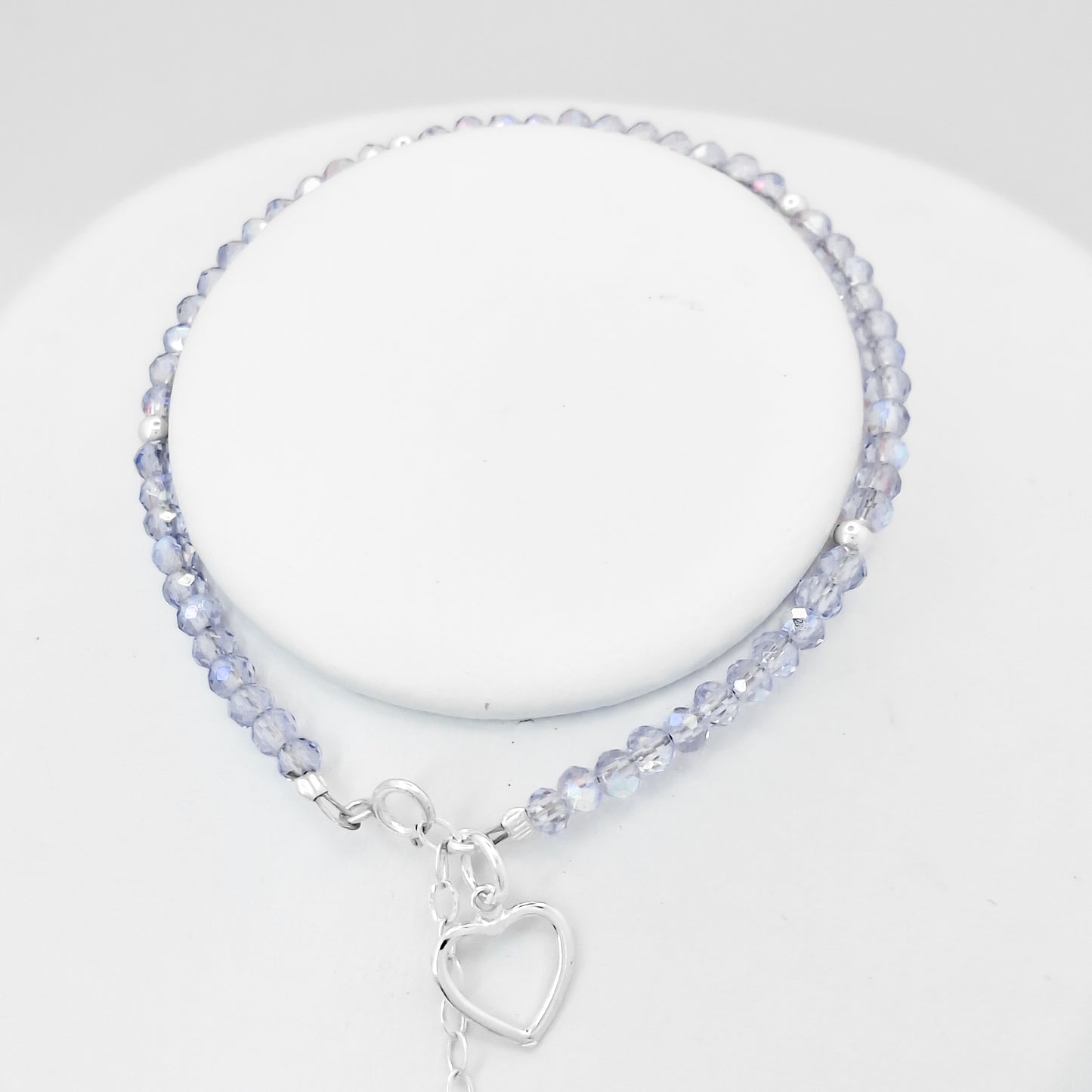 Pulsera Morada Corazon