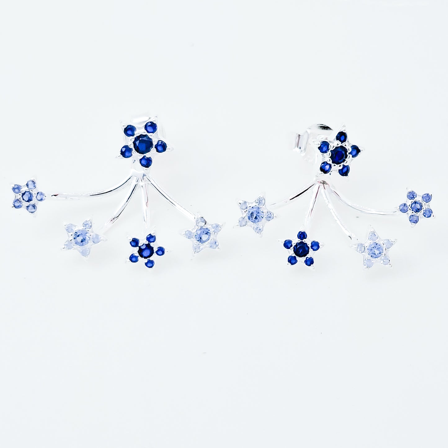 Arete Estrellas Azules