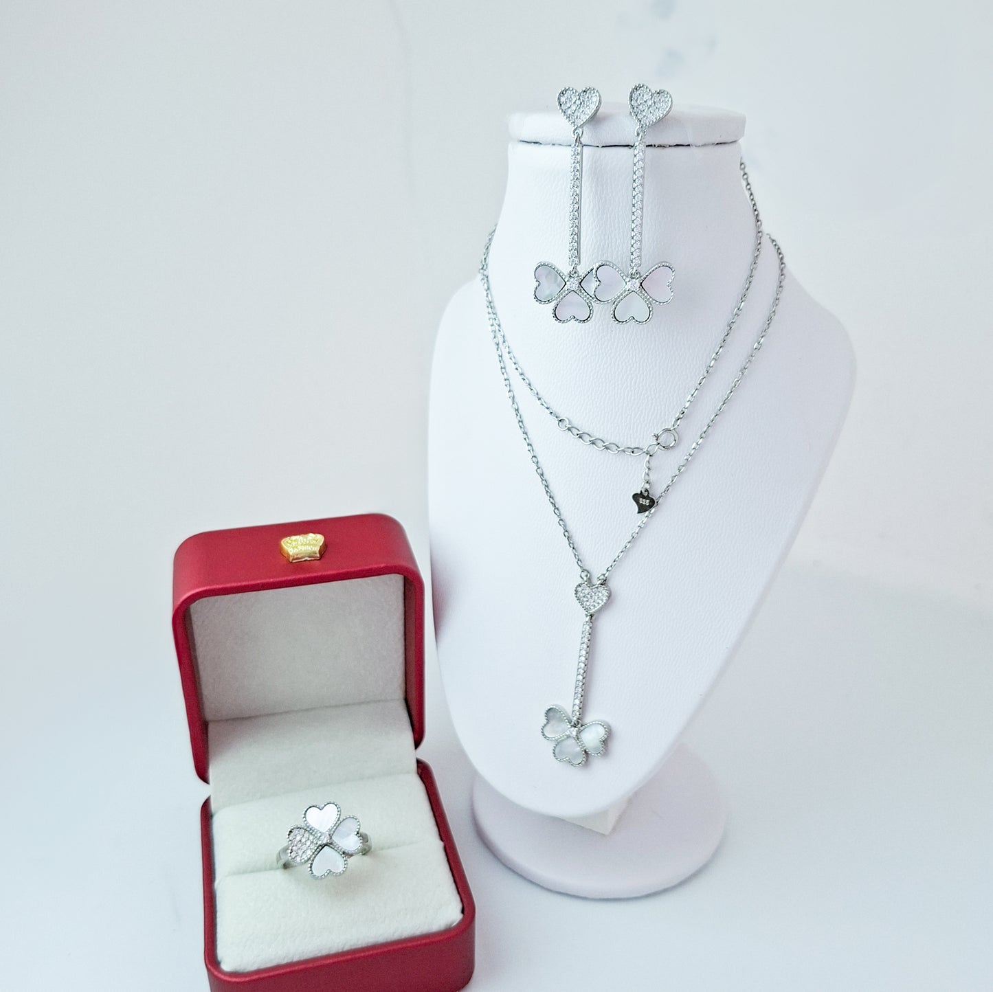 Juego Trebol Llave Blanco