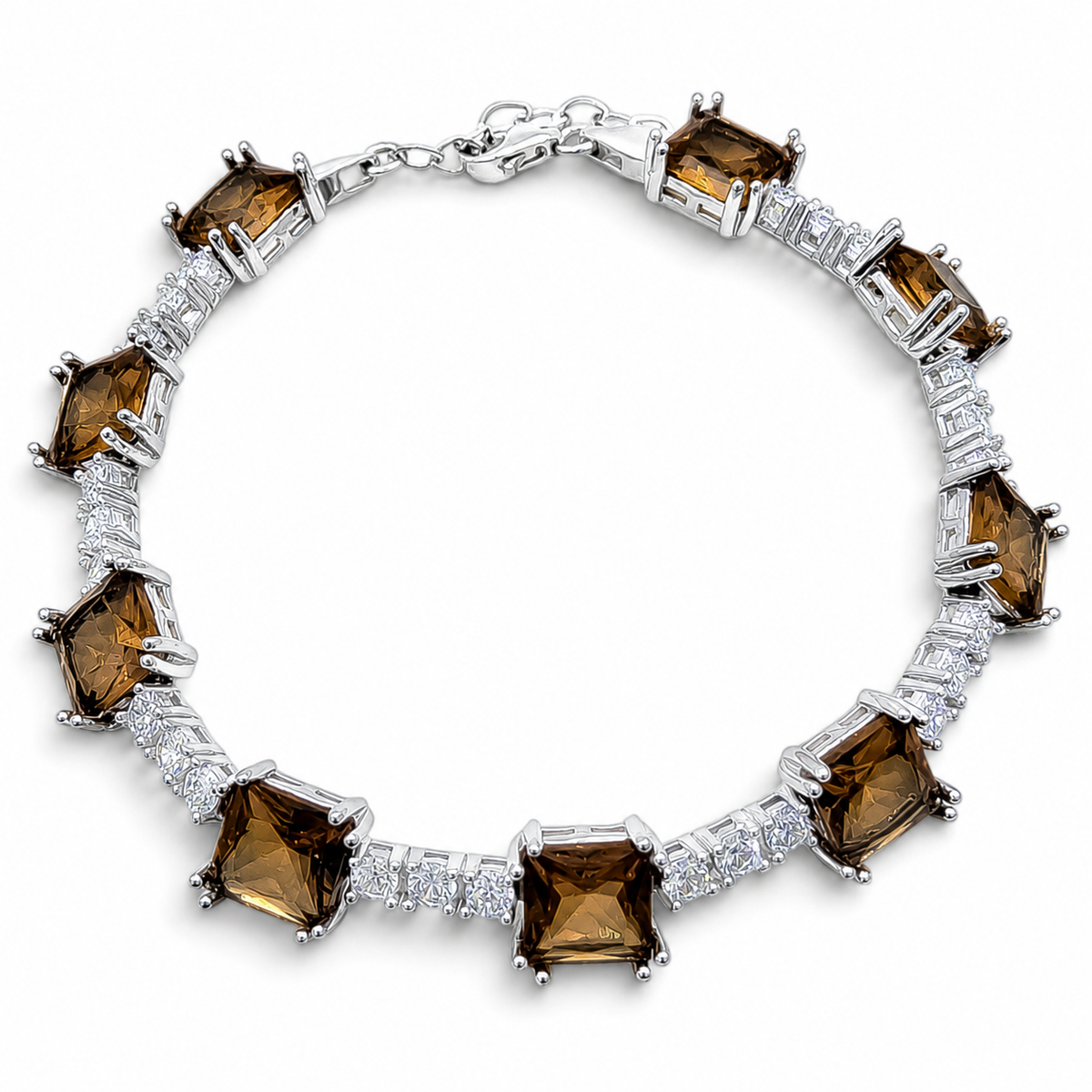 Pulsera Cuadro Grande Zultanita Plata Ley 925