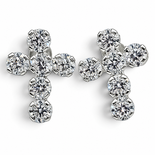 Broquel Cruz Blanco #2 Plata Ley 925