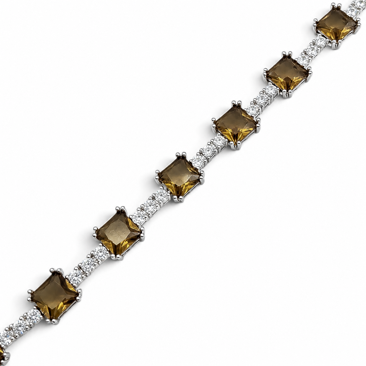 Pulsera Cuadro Grande Zultanita Plata Ley 925