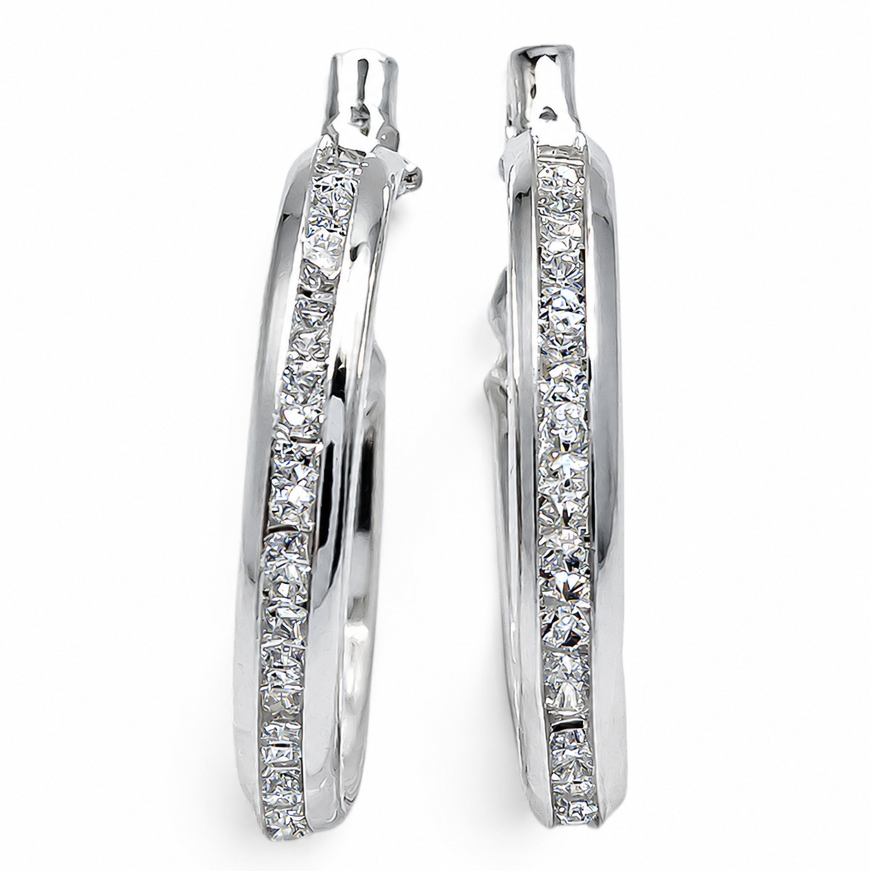 Arracada Zirconia Mini Plata Ley 925