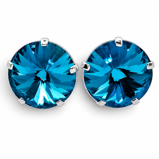 Broquel Turqueza Grande Plata Ley 925