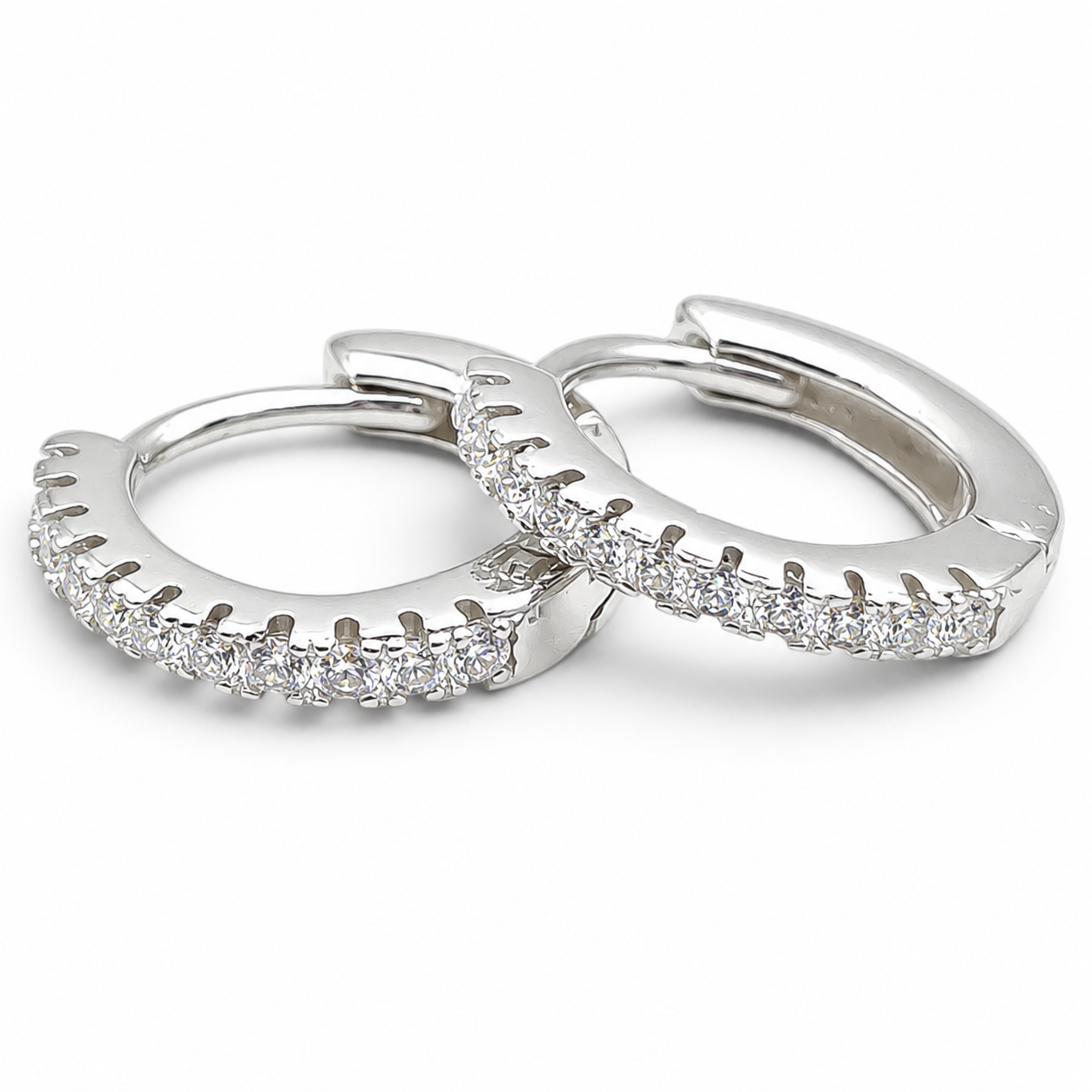 Hugguies Mini Zirconia Plata Ley 925
