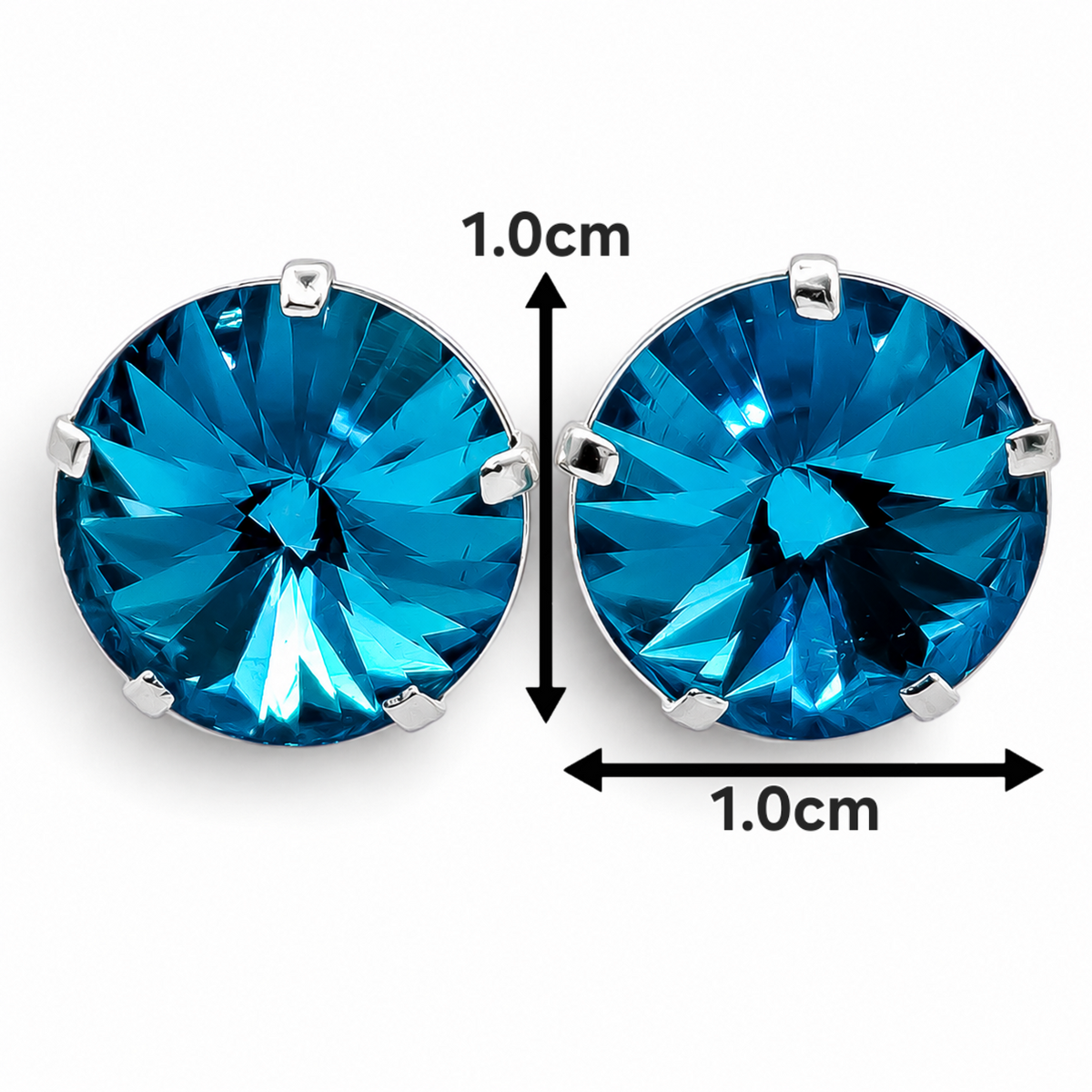 Broquel Turqueza Grande Plata Ley 925