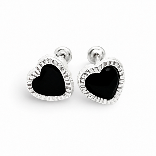 Broquel Corazon Negro #6