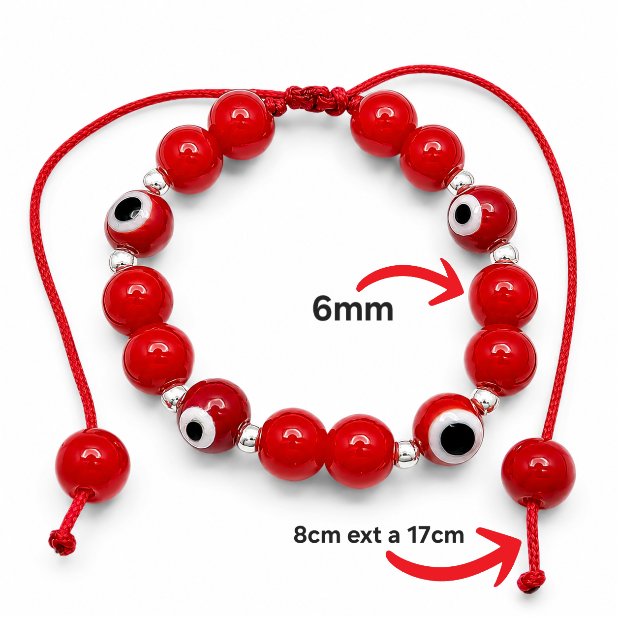 Pulsera Ojo Turco Roja
