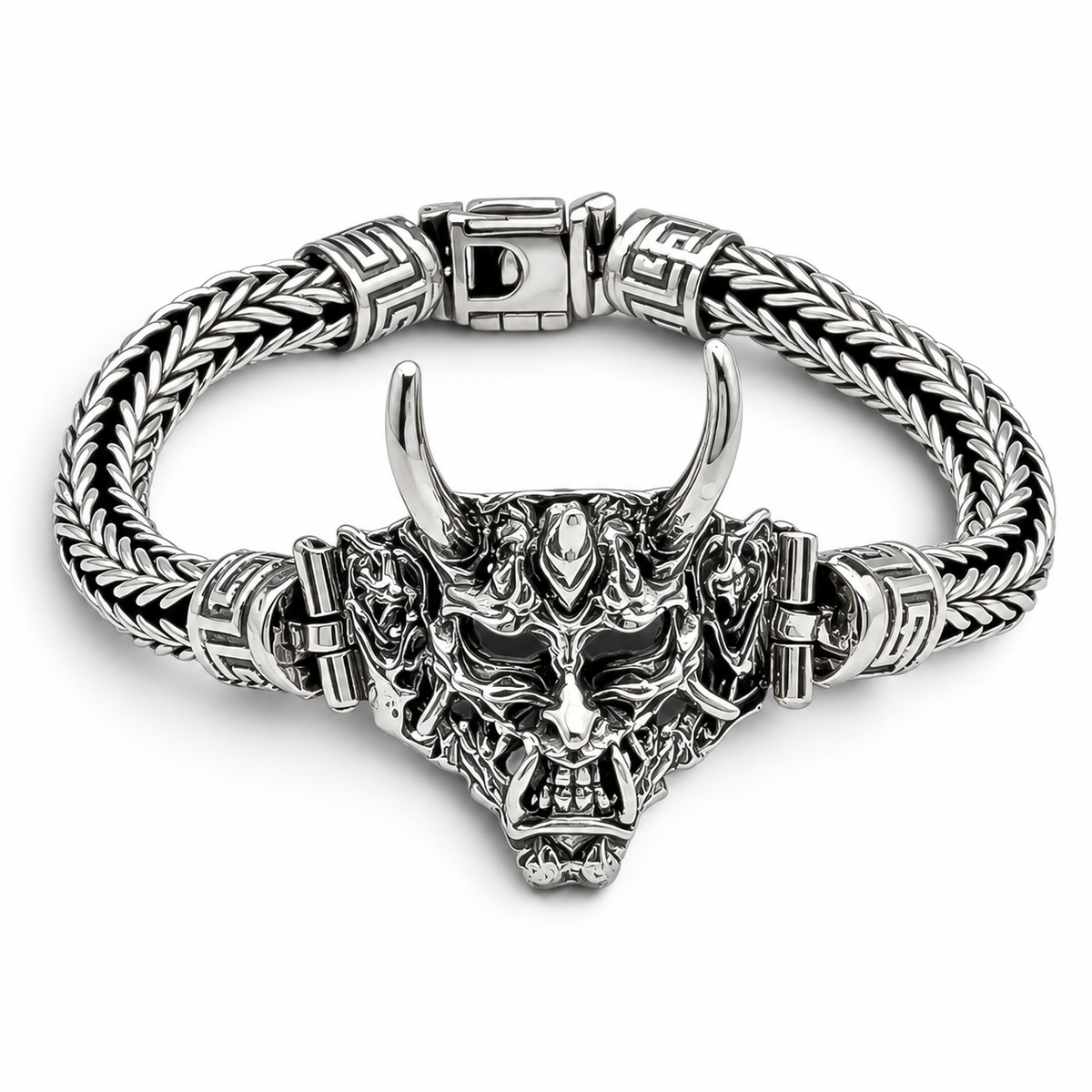 Pulso Demon 7mm Plata Ley 925