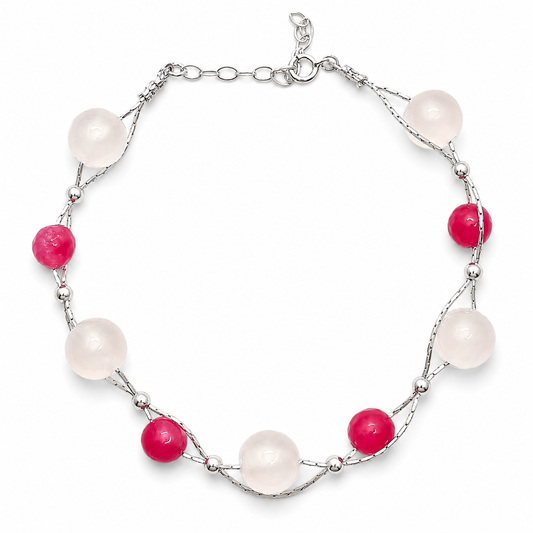 Pulsera Bola Rosa
