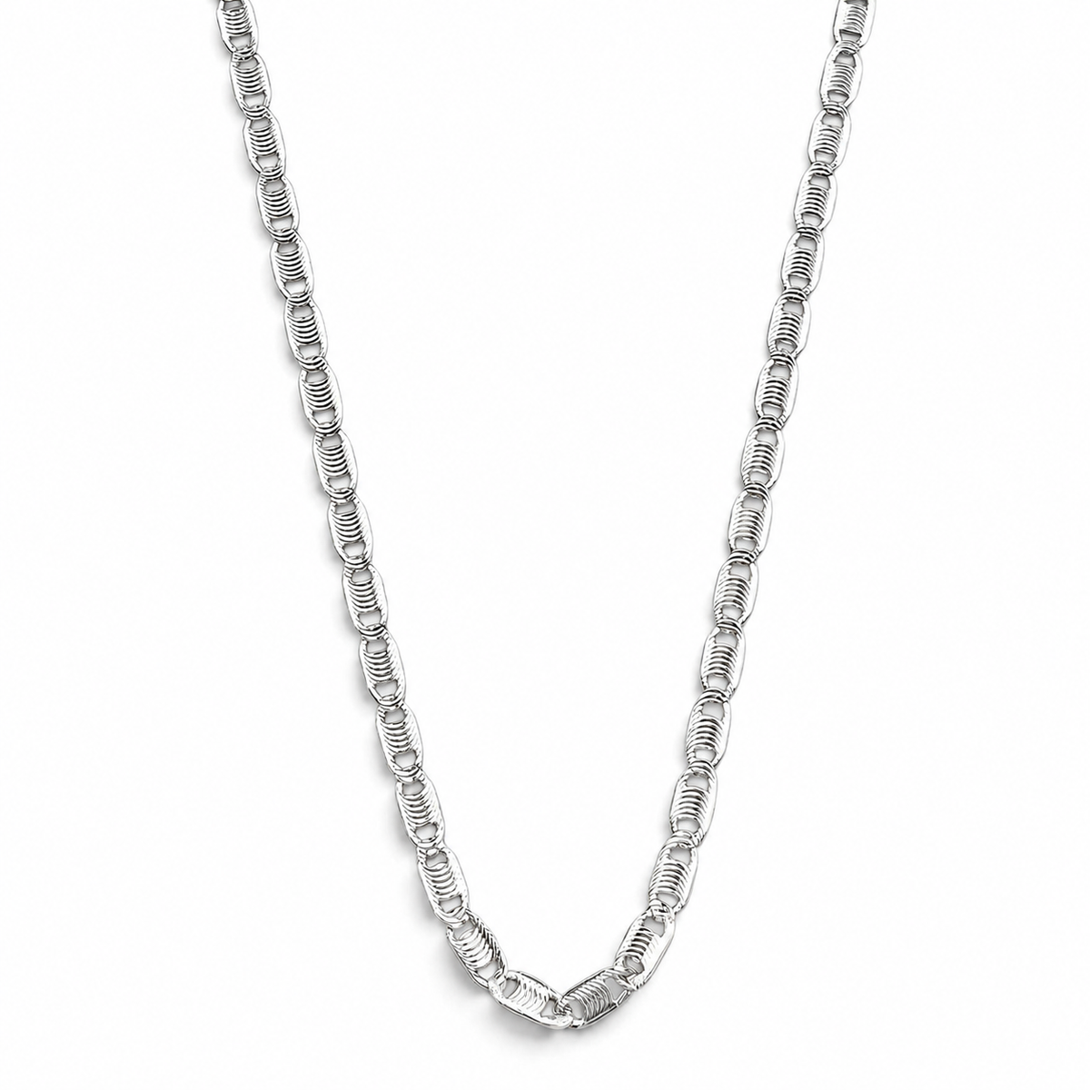 Cadena Diamantada Planchada 2mm Plata Ley 925
