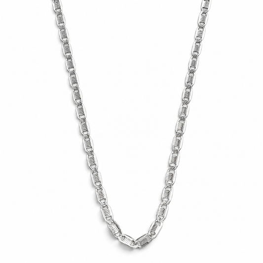 Cadena Diamantada Planchada 2mm Plata Ley 925