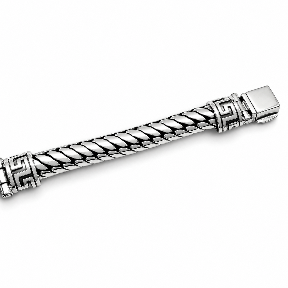 Pulso Dragon 8mm Plata Ley 925