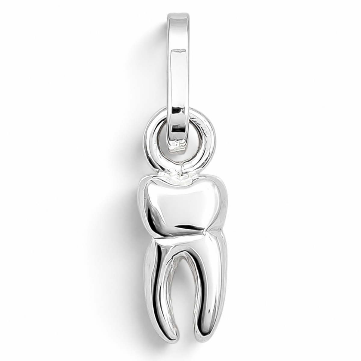 Dije Muela Chica 3D Plata Ley 925