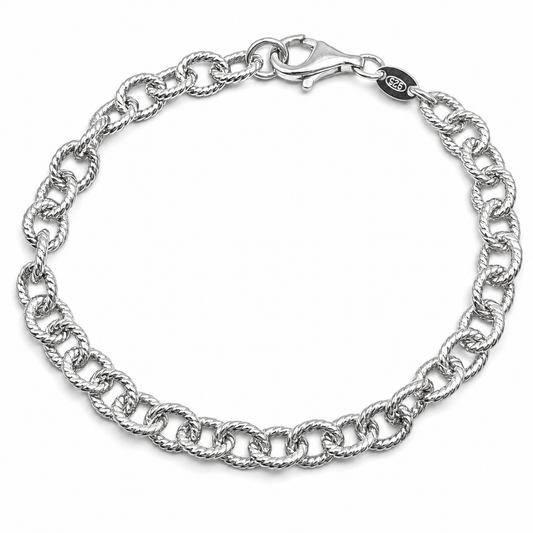 Pulsera Argolla Plata Ley 925