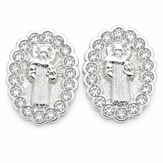 Broquel San Benito Plata Ley 925