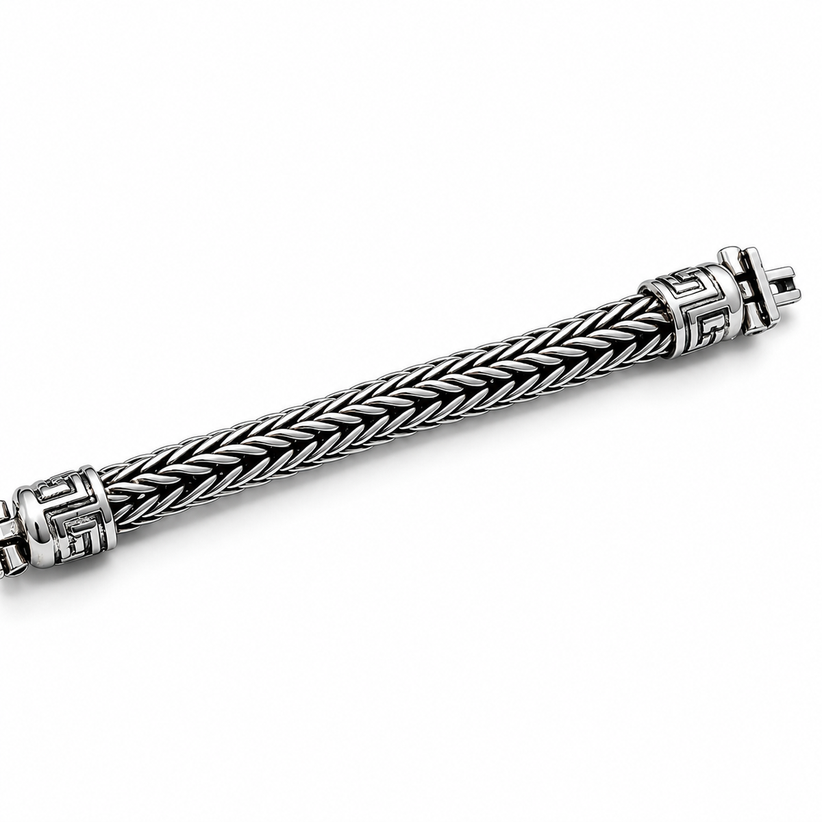 Pulso Jaguar Craneo 7mm Plata Ley 925