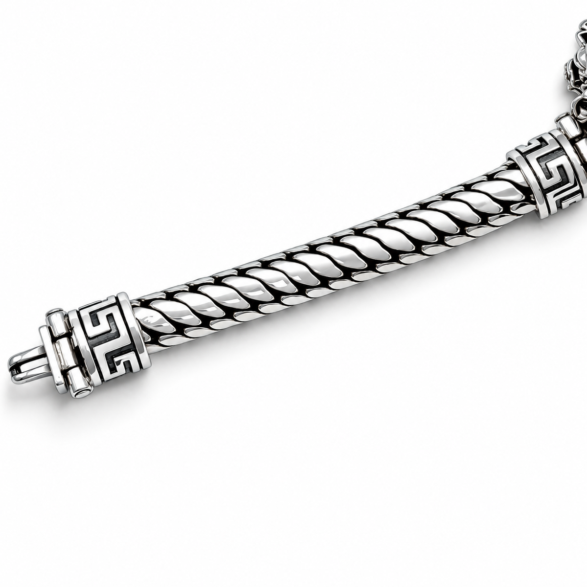 Pulso Rey Leon 8mm Plata Ley 925