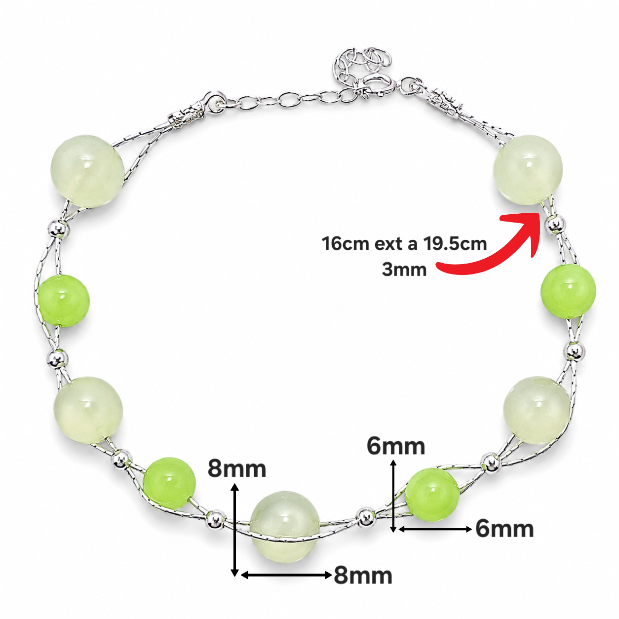 Pulsera Bola Verde