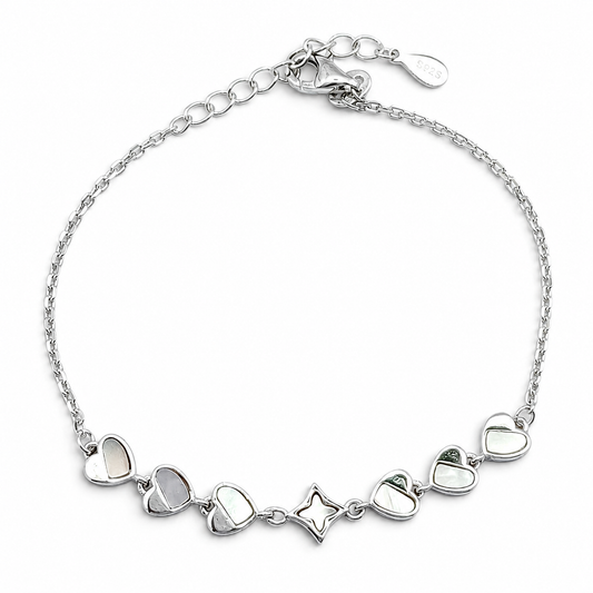 Pulsera Corazones Estrellita