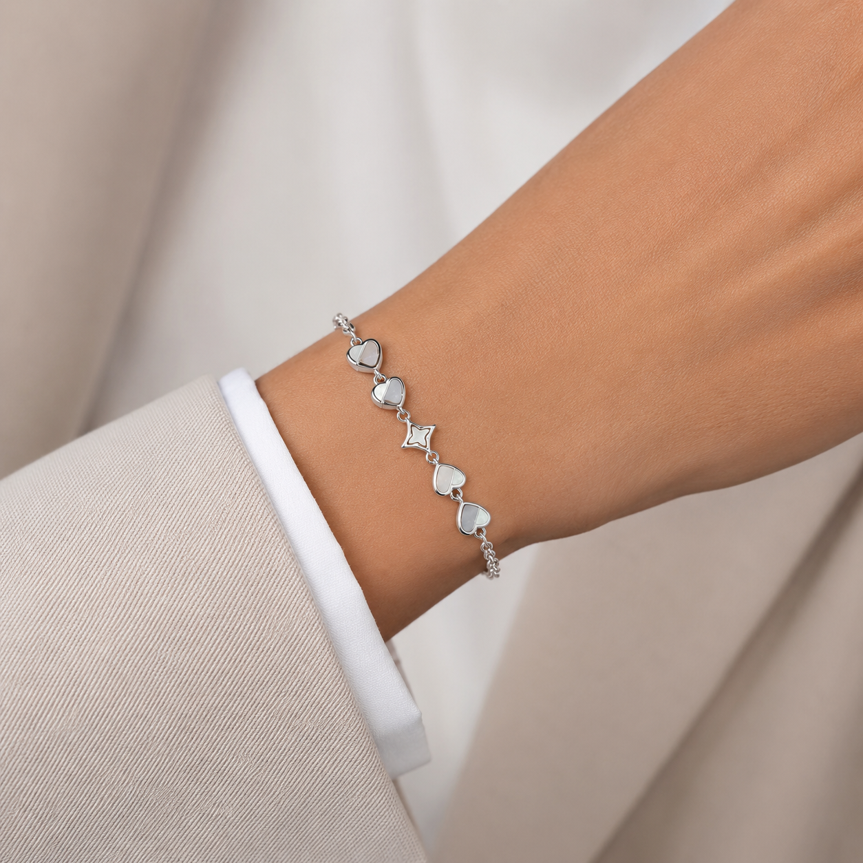 Pulsera Corazones Estrellita