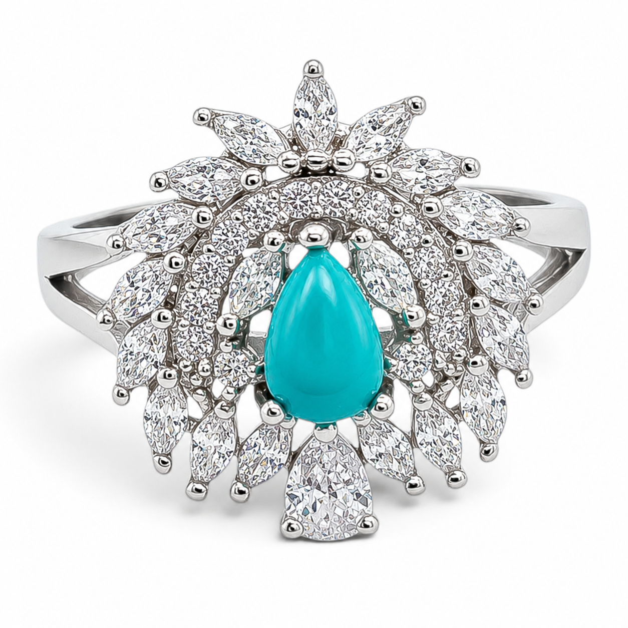 Set Zirconia Piedra Plata Ley 925