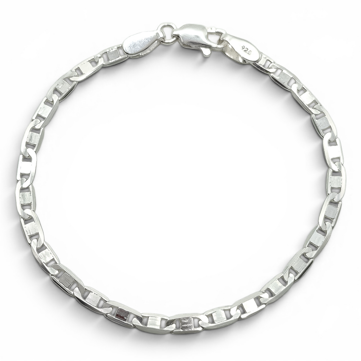 Pulso Gucci Liso 3mm Plata Ley 925