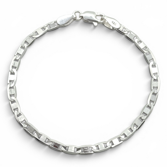 Pulso Gucci Liso 3mm Plata Ley 925