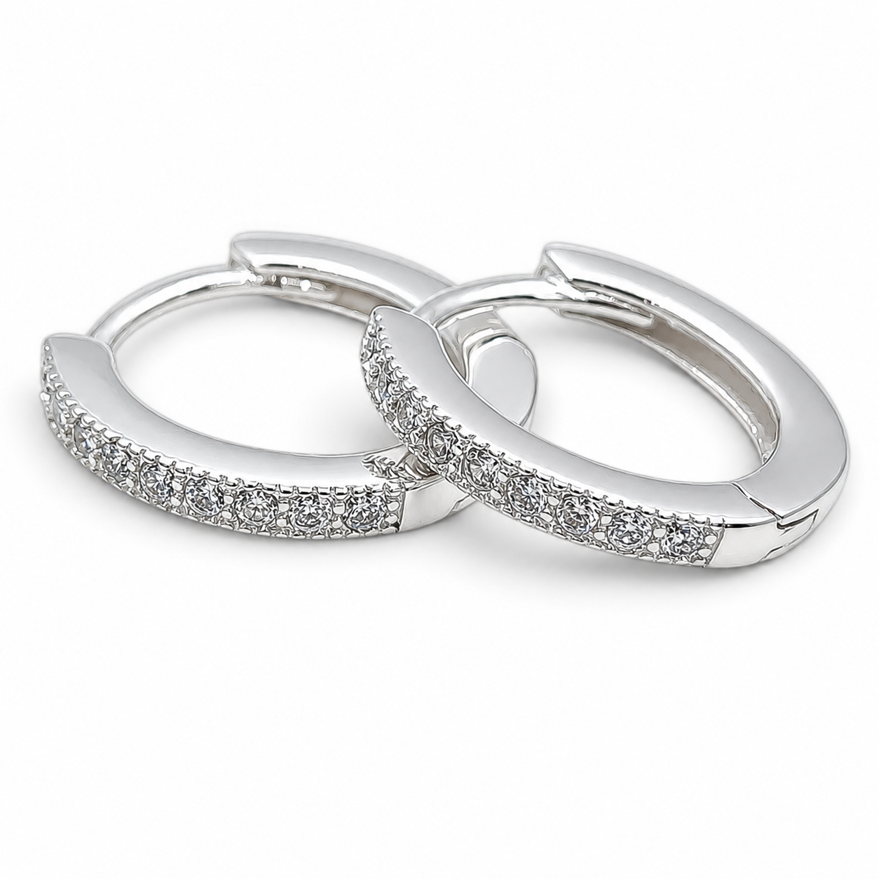 Hugguies Zirconia Plata Ley 925
