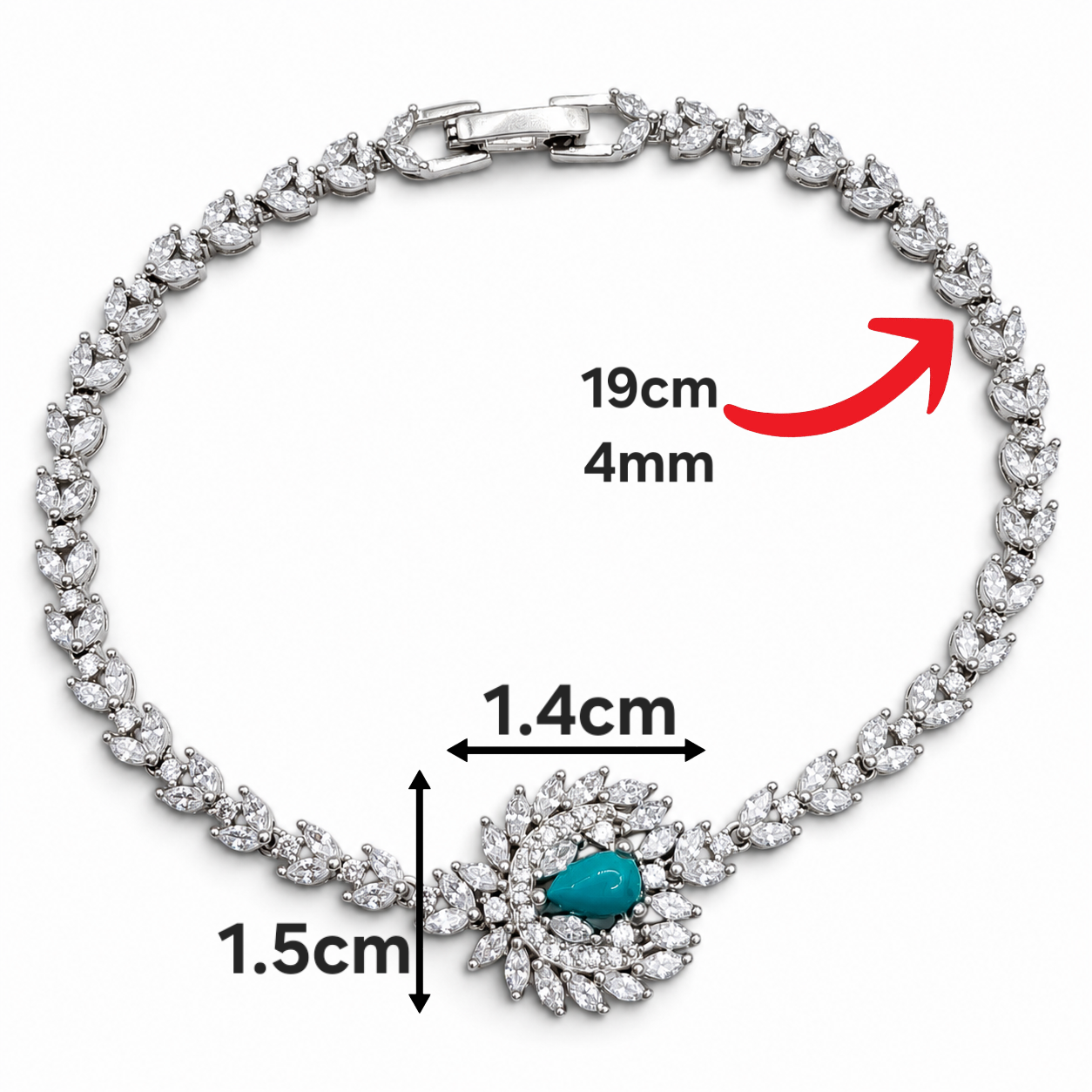 Set Zirconia Piedra Plata Ley 925
