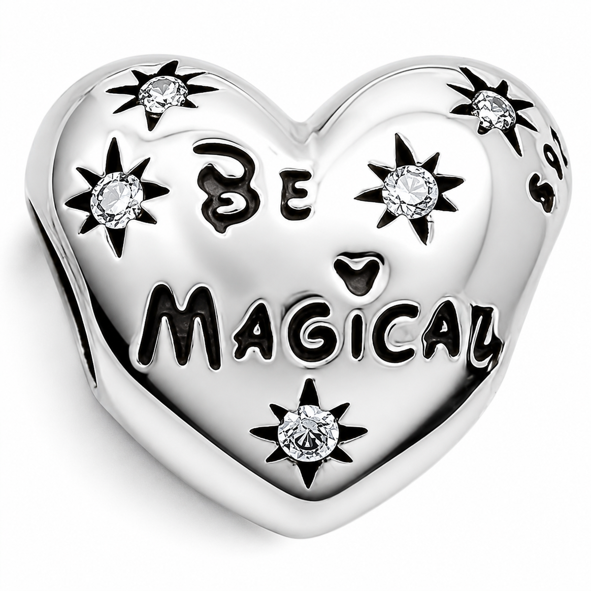 Charm Corazon Plata Ley 925